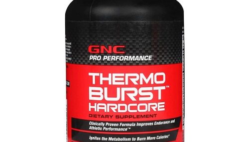 چربی سوز ترمو برست هاردکور جی ان سی 90 عددی GNC Thermoburst Hardcore